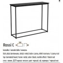 Консоль SIGNAL ROSSI C черный мрамор/черный